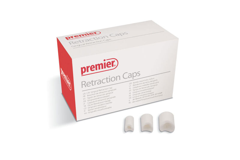 Premier Dental Retraction Caps designed to enhance gingival retraction