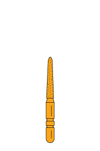 Two Striper 252.SB S Gold-Plated Curettage ShortCut