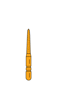 Two Striper 253.SB Gold-Plated Curettage
