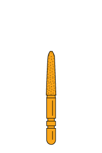 Two Striper 254.SB Gold-Plated Curettage