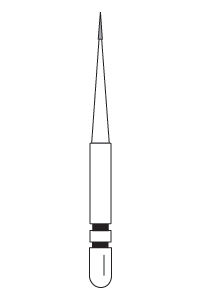 Two Striper 201 Dental Burs