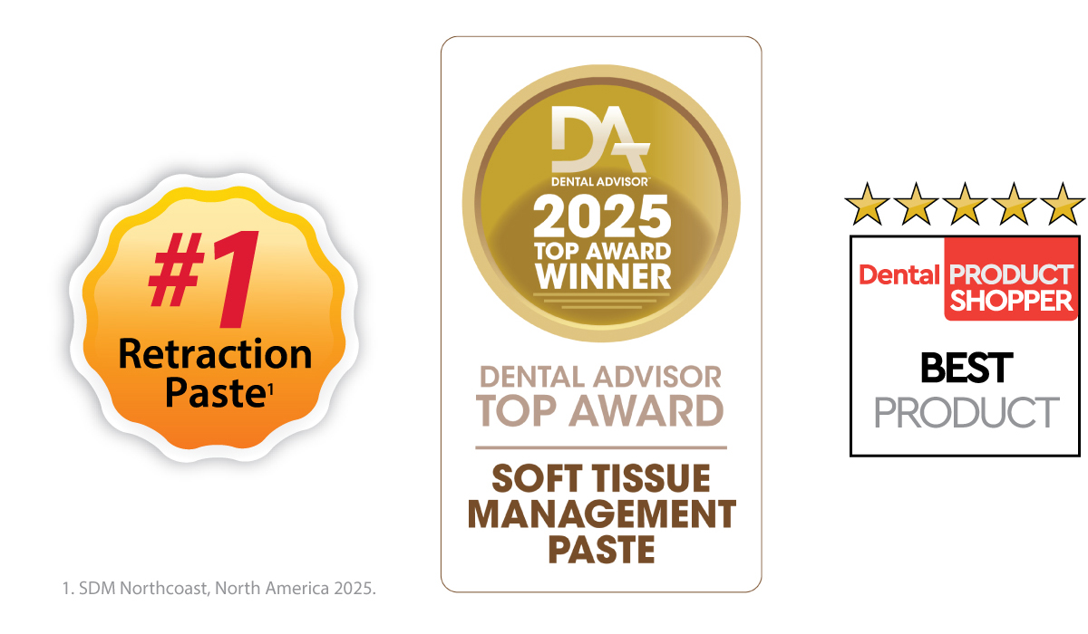 2025 Awards for Traxodent Hemostatic Retraction Paste