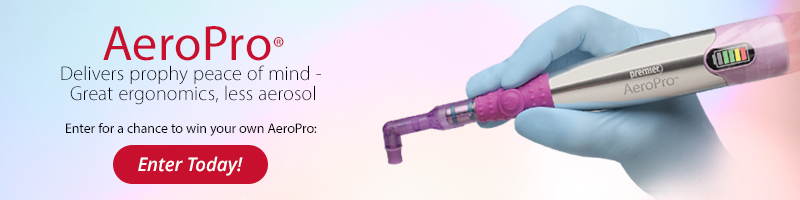 AeroPro - Delivers prophy peace of mind - great ergonomics, less aerosol