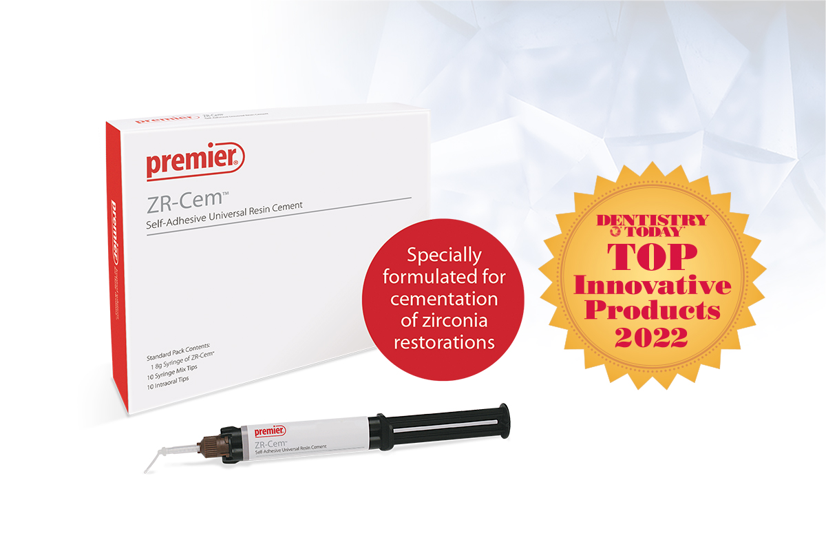 Premier Dental's ZR-Cem awarded Dentistry Today Top Innovative Products 2022