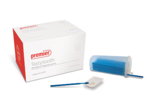 Tastytooth Sodium Fluoride Varnish with applicators and dispenser