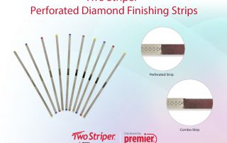 Two Striper® Perforated Diamond Finishing Strips