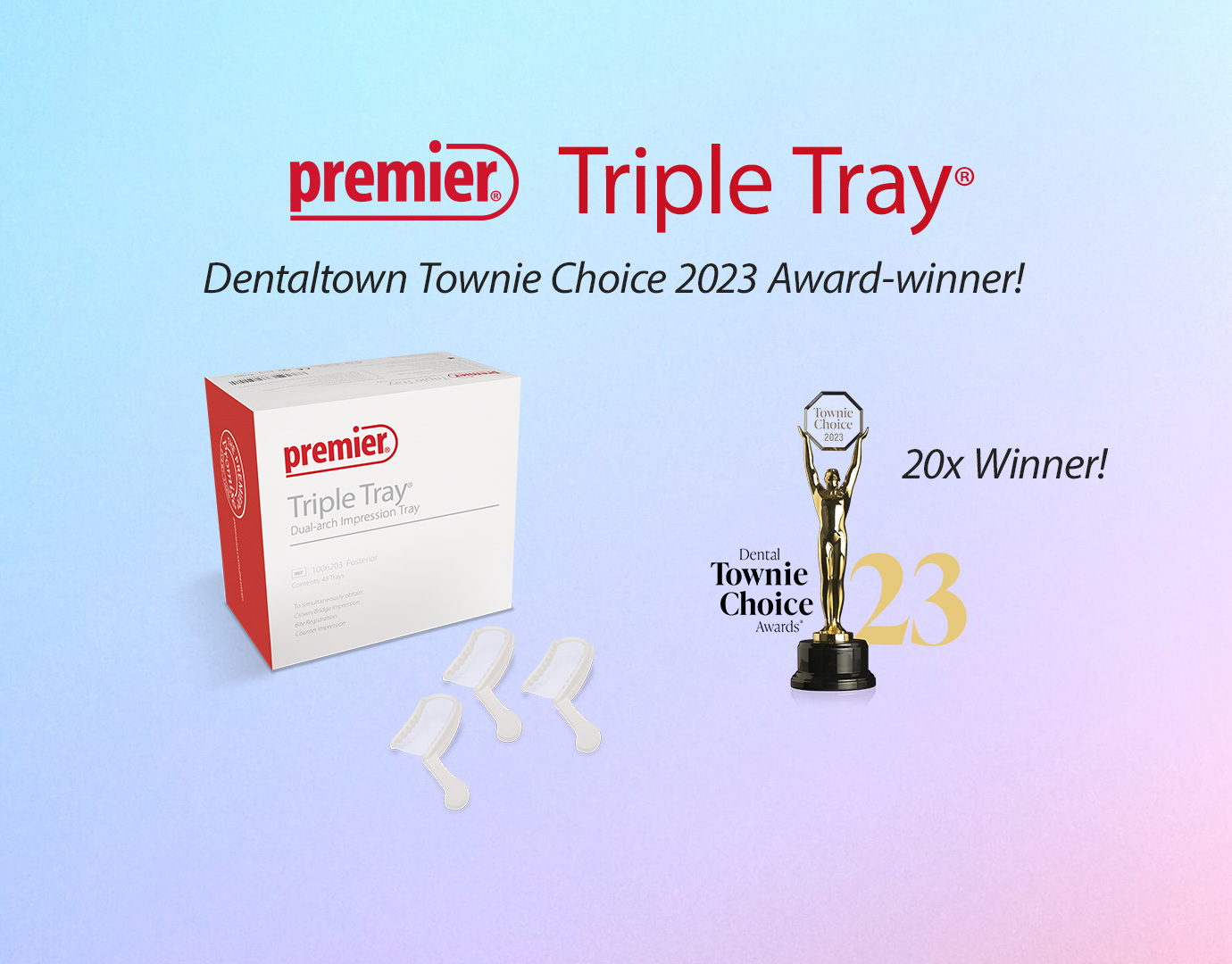 Triple Tray - 2023 Townie Choice award-winner. 20x!