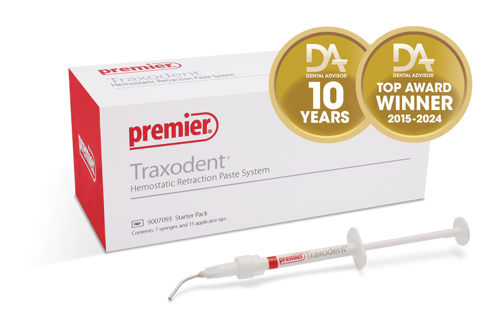 Traxodent with 10 year Dental Advisor award